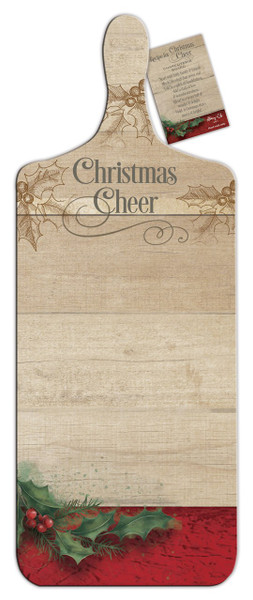 Charcuterie Board-Christmas Cheer (7" x 18") by Christmas