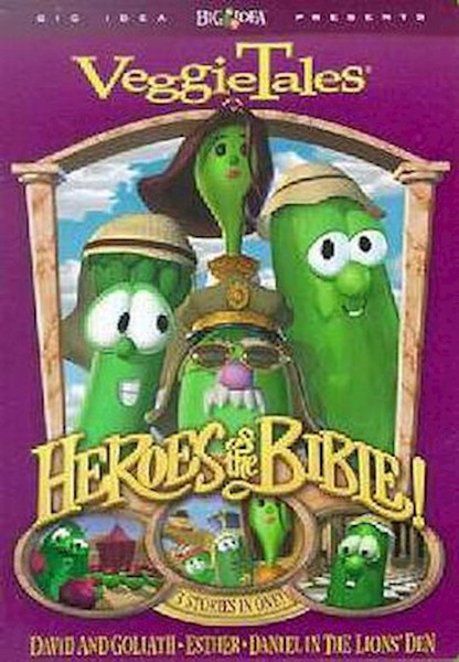 DVD-Veggie Tales: Heroes Of the Bible V1/Lions Shepherds & Queens (O My!) by Veggie Tales