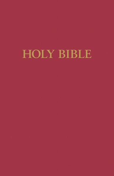 KJV Large Print Pew Bible-Red Hardcover by Hendrickson