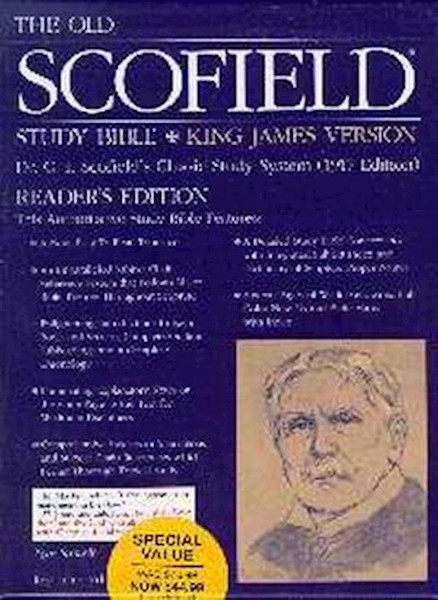 KJV Old Scofield Study Standard Edition-Black Bonded Leather Indexed by Scofield C I
