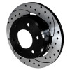 Wilwood 6x5.5 SRP Drilled Performance Rear Rotor & Hat R/H - Black - 160-16624-BK Photo - Primary