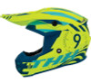 THH Helmets T730X Twister Neon Yellow/Blue - XL - 648006 Photo - Primary