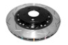 DBA 06-10 Jeep Grand Cherokee SRT8 5000 Series Uni-Directional Slotted Front Rotor w/Black Hat - DBA52532BLKS Photo - Primary