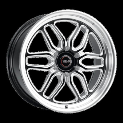 Weld Racing 20x10 Laguna 6 Drag 6x139.7 ET38 BS7.00 Gloss BLK MIL DIA 106.1 - S15300084P38 Photo - Primary