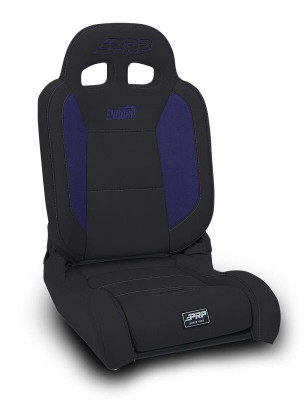 PRP EnduroDaily Reclining Suspension Seat - Black/Purple Vinyl - Passenger - A8701045-201-M Photo - Primary