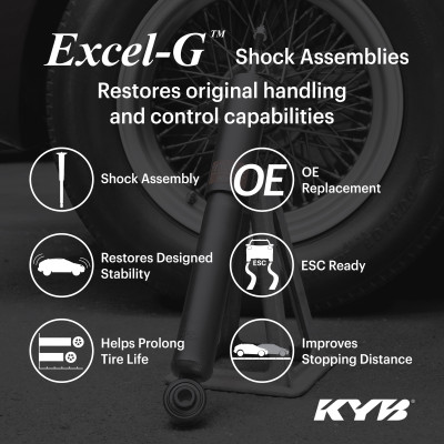 KYB 13-19 Cadillac ATS (Exc. Elect. Susp.) Excel-G Shock Assembly - Rear Left - SA1019 Photo - Primary