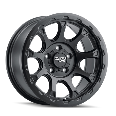 Dirty Life 9307 Drifter 17x8.5/5x127 BP/-6mm Offset/78.1mm Hub Matte Black Wheel - Beadlock - 9307-7873MB Photo - Primary