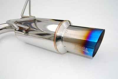Invidia 08-11 STi Hatch / 11 WRX Hatch Dual N1 Single Layer Titanium Tipped Cat-back Exhaust - HS08STIGTT Photo - Primary