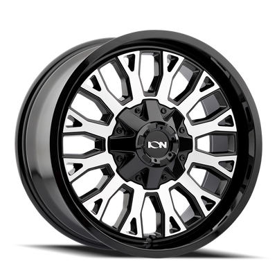 ION Type 152 20x9 / 6x139.7 BP / 0mm Offset / 106mm Hub Black/Machined Wheel - 152-2937BM Photo - Primary