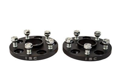 ISC Suspension Lexus/Toyota 5x114.3 Hub Centric (60 Hub Bore) Wheel Spacers 15mm Black (Pair) - WSLX15B Photo - Primary