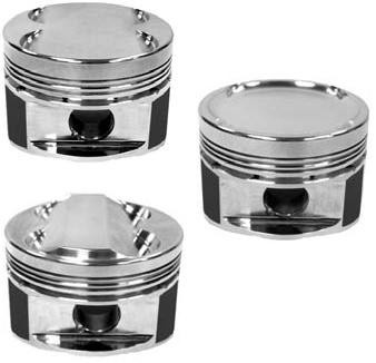 Manley 97-00 Acura Integra Type R (B18C5) 81.5mm +.5mm Oversize Bore 11.5:1 Dish Piston Set with Rin - 601105-4 Photo - Primary