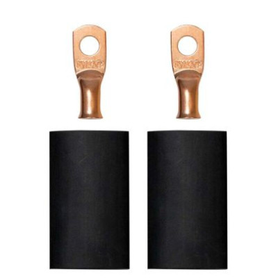 Moroso 1/4in Dia Stud 8 GA Wire Crimp/Solder Battery Cable Terminal Kit (2 Pack) - 74160 User 1