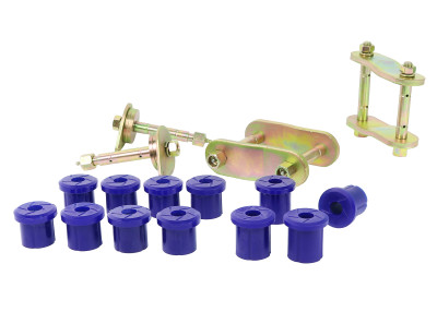 SuperPro 07+ Toyota Land Cruiser Greaseable Leaf Spring and Shackle Bushing Kit- (Rear) - KIT193SK Photo - Primary