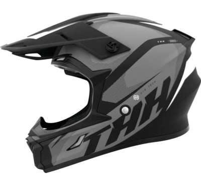 THH Helmets T710XR Airtech Black/Gray Youth - Medium - 647874 Photo - Primary