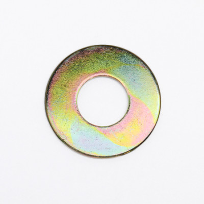 Wilwood Washer .441in ID 1.003in OD .030in Thick - Steel/Zinc/Type II/Gold - 240-1848 Photo - Primary
