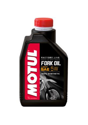 Motul 1L Suspension FORK OIL Factory Line LIGHT/MED. 7.5W - Synthetic Ester - 105926 Photo - Primary