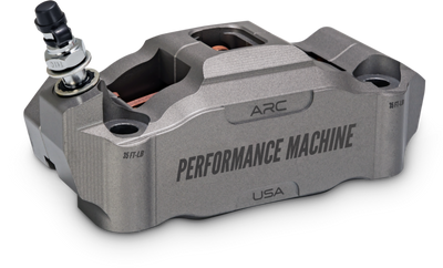 Performance Machine 125 x 4 Race Series Radial Mount Caliper with ARC - Right - Gunmetal Grey - 0052-2426-GYC User 1