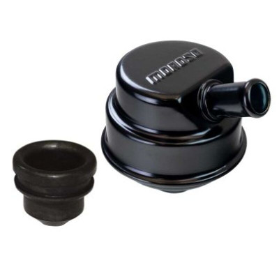 Moroso 1-1/4in ID Push-In Oil Separator Breather - Black - 68782 User 1
