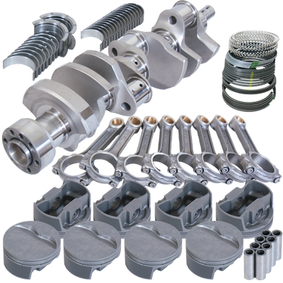 Eagle Chevy LT1 350 1Pc 3.750in Crank 6.000in I-Beam Rods -5cc 4.060in Pistons Rotating Assembly - 62111060 Photo - Primary