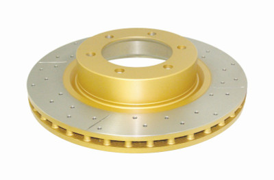 DBA 09/02+ Toyota Landcruiser 17in Wheel Front Drilled & Slotted Street Series Rotor - DBA2700X Photo - Primary