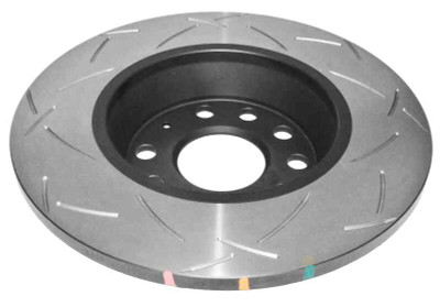 DBA 06-08 Audi A3/10/06-08 TT / 10/04-10 VW Golf (MK5)/3/05+ Passat Rear Slotted 4000 Series Rotor - DBA42807S Photo - Close Up