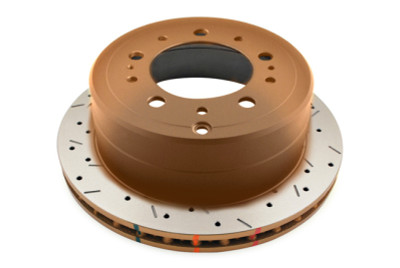 DBA 98-05 Lexus LX 470 / 98+ Toyota Landcruiser 100 Series Rear Drilled & Slotted 4000 Series Rotor - DBA4789XS Photo - Primary