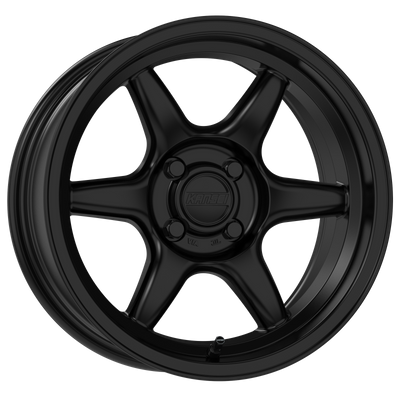 Kansei K11B Tandem 15x8in / 4X114.3 BP / 0mm Offset / 73.1mm Bore - Satin Black - K11SB-158014-00 Photo - Primary