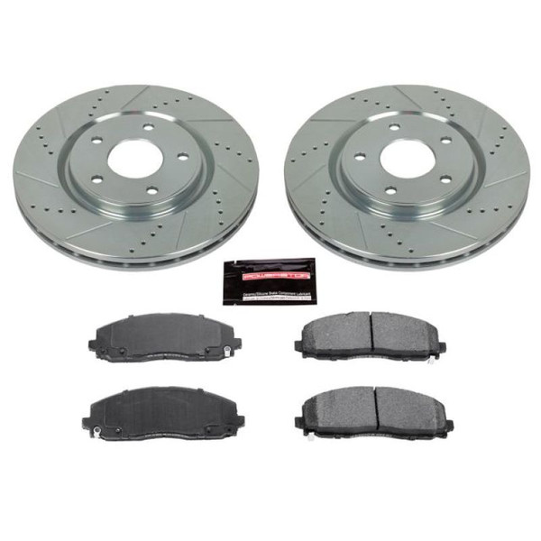 Power Stop 17-19 Chrysler Pacifica Front Z23 Evolution Sport Brake Kit - K5959