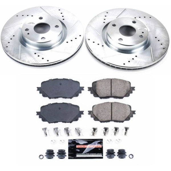 Power Stop 17-19 Fiat 124 Spider Front Z23 Evolution Sport Brake Kit - K7358