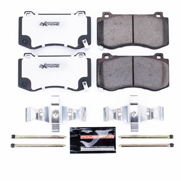 Power Stop 05-10 Chrysler 300 Front Z26 Extreme Street Brake Pads w/Hardware - Z26-1298