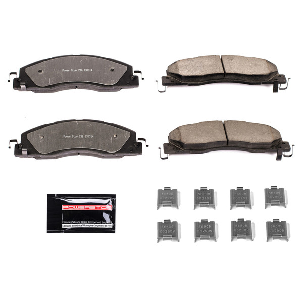 Power Stop 09-10 Dodge Ram 2500 Front Z36 Truck & Tow Brake Pads w/Hardware - Z36-1399