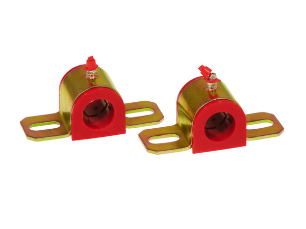 Prothane Universal Greasable Sway Bar Bushings - 26MM - Type B Bracket - Red - 19-1182