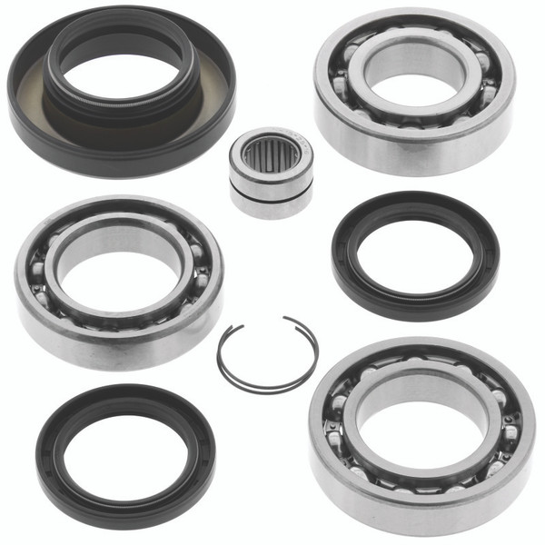 QuadBoss 05-14 Honda TRX500FA FourTrax Foreman Rubicon 4x4 AT (02) Rear Diff Bearing & Seal Kit - 413023