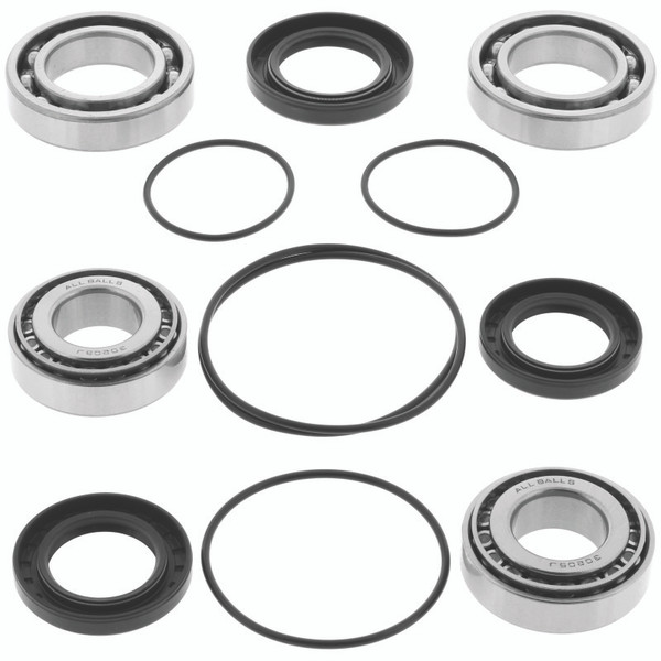 QuadBoss 93-00 Kawasaki KAF620A Mule 2510 4x4 Front Differential Bearing & Seal Kit - 417756