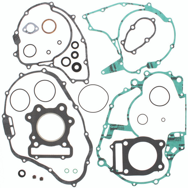 QuadBoss 88-00 Honda TRX300 FourTrax Complete Gasket Set w/ Oil Seal - 564080