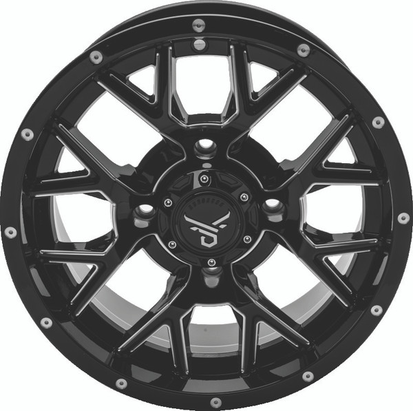 QuadBoss Barbwire 14X7 - 5+2 - 4/110 - Milled - 608573