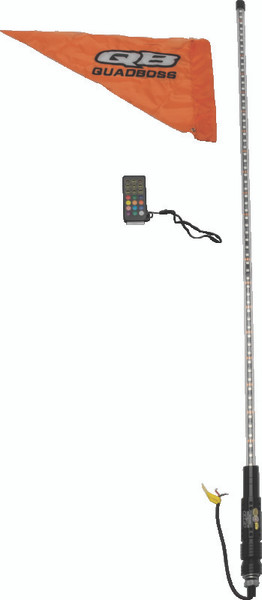 QuadBoss Qb 4Ft Clear Sngl Whip Rmte - 609658