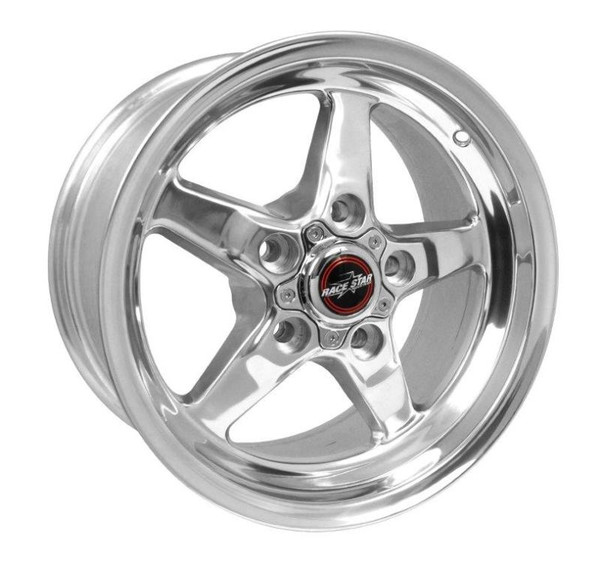 Race Star 92 Drag Star 15x8.00 5x4.50bc 5.25bs Direct Drill Polished Wheel - 92-580150DP