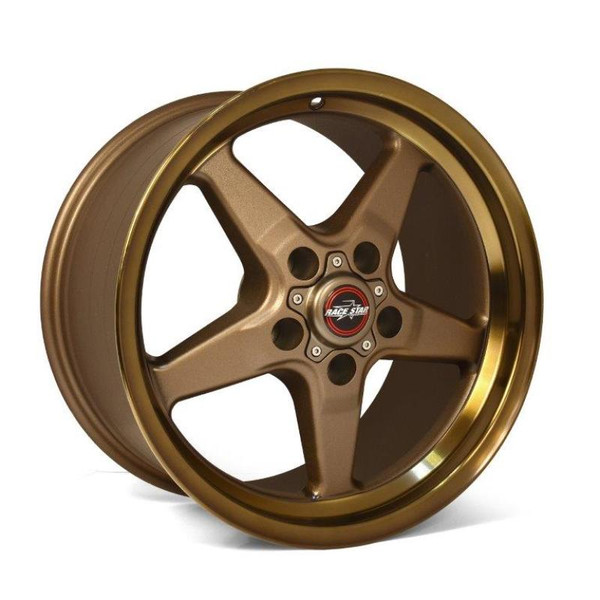 Race Star 92 Drag Star Bracket Racer 17x10.5 5x4.50BC 7.625BS Bronze Wheel - 92-705154BZ