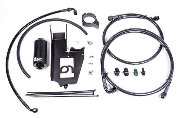 Radium Engineering Fuel Hanger Plumbing Kit Mitsubishi Evo 7/8/9 - Stainless Filter - 20-0376-03