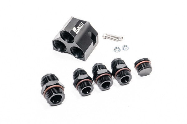 Radium Engineering Distribution Block 12-10-10-10 With Fittings - 20-0737