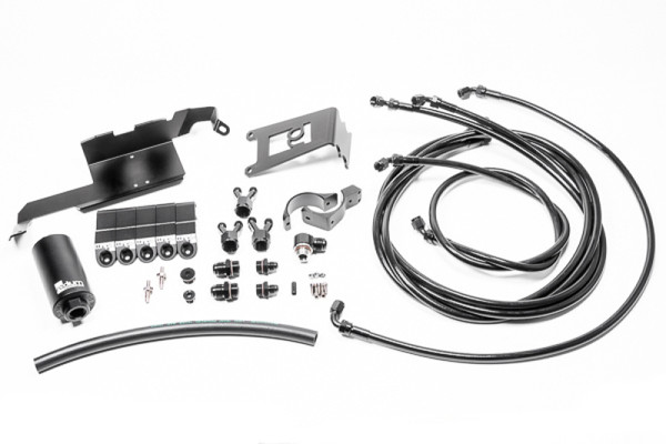Radium Engineering Nissan R35 GT-R Fuel Hanger Feed Kit - Stainless - 20-0851-03