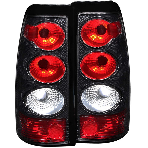 ANZO 2003-2006 Chevrolet Silverado 1500 Taillights Carbon - 211021