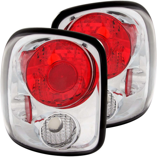 ANZO 1999-2004 Chevrolet Silverado Taillights Chrome - 211026