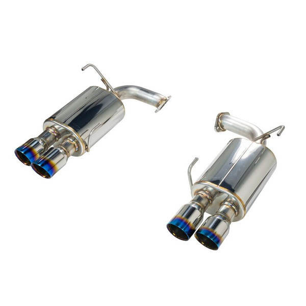Remark 15-21 Subaru WRX/STI VA Axle Back Exhaust w/Burnt Stainless Steel Dual Wall Tip - RO-TTVA-DM