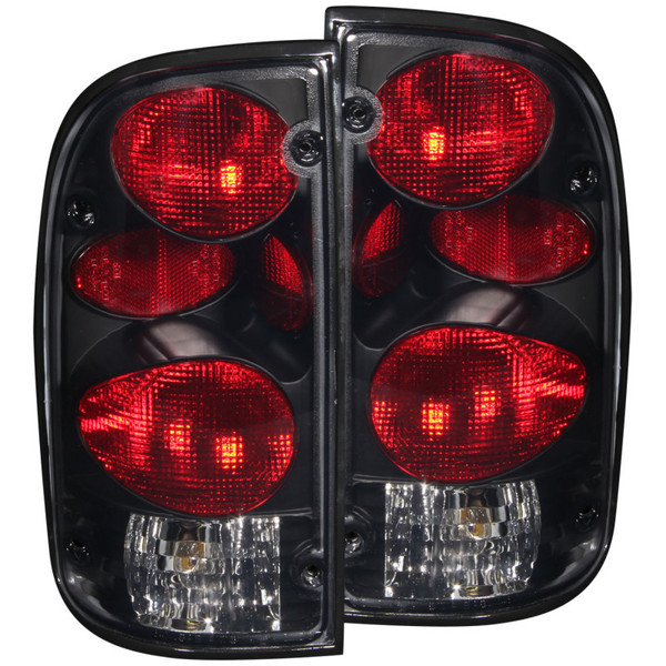 ANZO 1995-2000 Toyota Tacoma Taillights Dark Smoke G2 - 211180