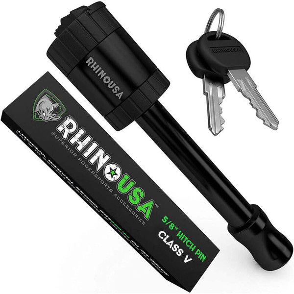 Rhino USA Locking Hitch Pin For 2.5Ft Class V Hitch - HITCH-PIN-2.5