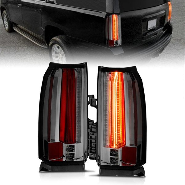 ANZO 2015-2017 Chevrolet Suburban/Tahoe LED Taillights Smoke - 311279