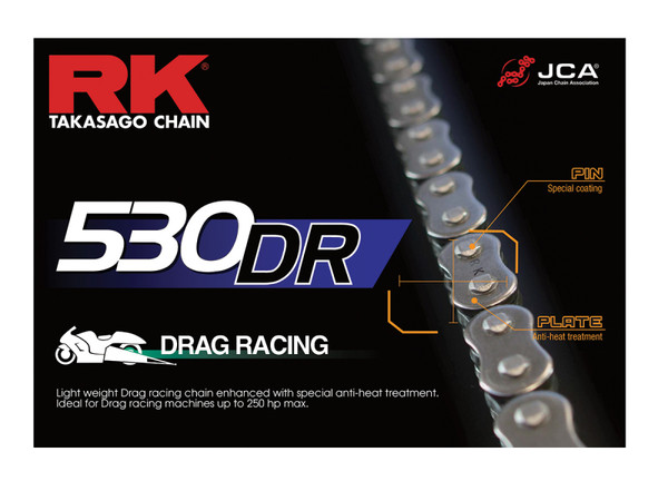 RK Chain 530DR-150 - Natural - 530DR-150