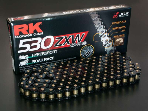 RK Chain BL530ZXW-120L XW-Ring - Black Scale - BL530ZXW-120